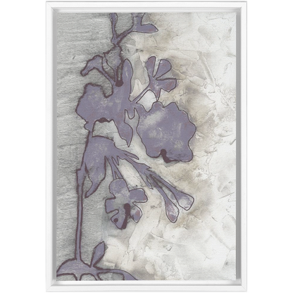 Lavender Floral Silhouette II