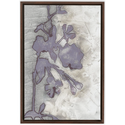 Lavender Floral Silhouette II