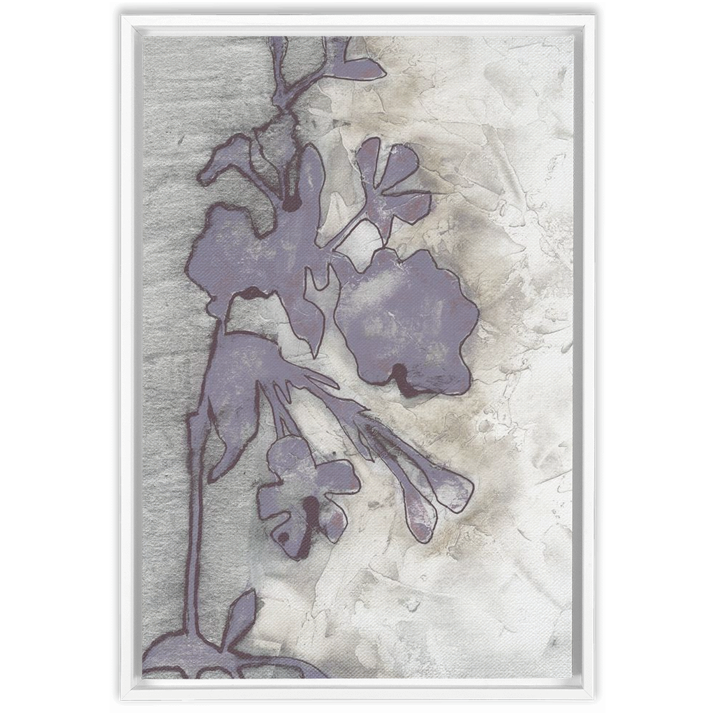 Lavender Floral Silhouette II