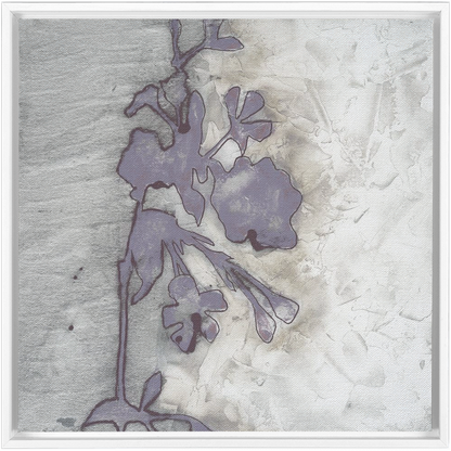 Lavender Floral Silhouette II