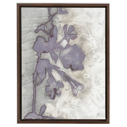 Lavender Floral Silhouette II