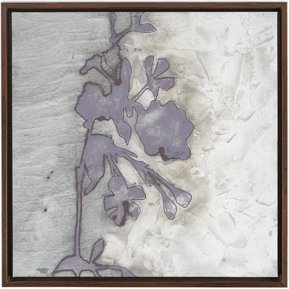 Lavender Floral Silhouette II