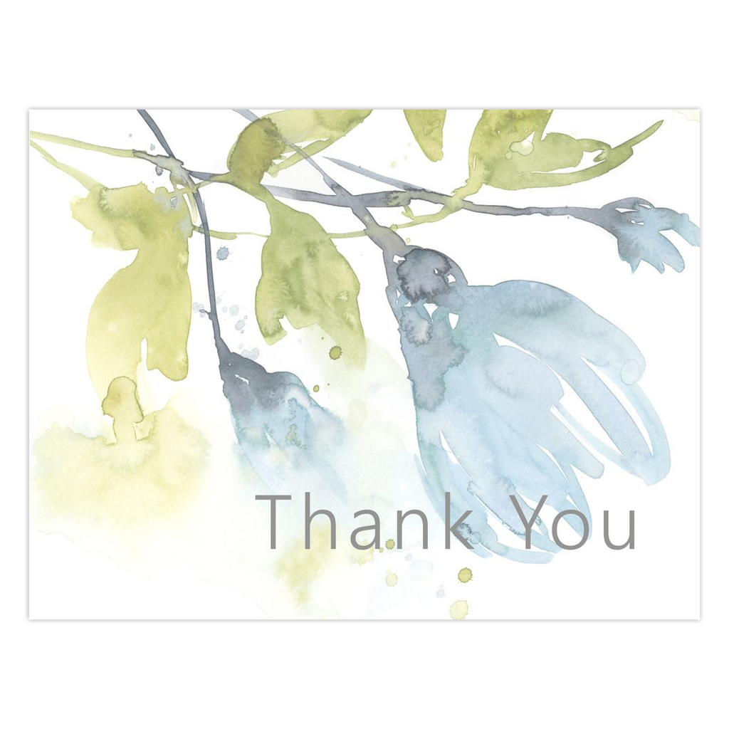 Cerulean Splash Thank You Card Sets