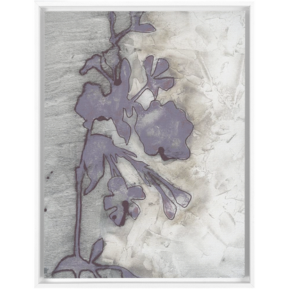 Lavender Floral Silhouette II